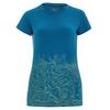  GLARUS PRINTED T-SHIRT Frauen - T-Shirt - MOROCCAN BLUE