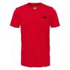 The North Face M S/S SIMPLE DOME TEE Herren T-Shirt TNF BLACK - TNF RED