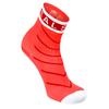  SUPER THIN PRO ANKLE SOCK Unisex - Wasserdichte Socken - CORAL/RED/WHITE