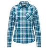  SALANGO L/S SHIRT Damen - Outdoor Bluse - MOROCCAN BLUE