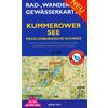 Rad-, Wander- und Gewässerkarte Kummerower See - Mecklenburgische Schweiz 1:35.000. Fahrradkarte NOPUBLISHER - NOPUBLISHER