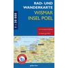  Rad- und Wanderkarte Wismar, Insel Poel 1:30.000 - Fahrradkarte - NOPUBLISHER