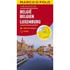  MARCO POLO Karte Belgien, Luxemburg 1:200 000 - Straßenkarte - NOPUBLISHER