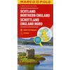  MARCO POLO Karte Großbritannien Schottland, England Nord 1:300 000 - Straßenkarte - NOPUBLISHER