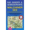  Rad-, Wander- und Gewässerkarte Malchiner See, Mecklenburgische Schweiz 1:35.000 - Fahrradkarte - NOPUBLISHER
