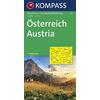  Österreich 1 : 600 000 - Wanderkarte - KOMPASS KARTEN GMBH