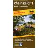 Wanderkarte Rheinsteig 1, Bonn - Lahnstein 1 : 25 000 Wanderkarte PUBLICPRESS - PUBLICPRESS