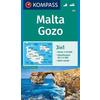 Malta, Gozo 1:25 000 Straßenkarte KOMPASS KARTEN GMBH - KOMPASS KARTEN GMBH
