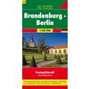  BRANDENBURG - BERLIN, AUTOKARTE 1:200.000 - FREYTAG + BERNDT
