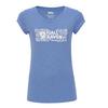  LOGO STAMP T-SHIRT W Damen - T-Shirt - RIVER BLUE