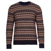 Patagonia RECYCLED WOOL SWEATER Herren Wollpullover MORNING FLIGHT: DARK NATURAL - COTTAGE ISLE SMALL: NEW NAVY