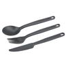Sea to Summit CAMP CUTLERY SET Campingbesteck CHARCOAL - CHARCOAL