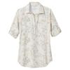  EXPEDITION II TUNIC PRINT Damen - Outdoor Bluse - CREME ZEPHYR PT