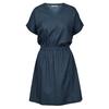 FRILUFTS COCORA DRESS Damen Kleid DARK BLUE AOP BICOLORED LEAVES - BERING SEA