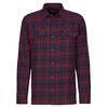  M' S L/S ORGANIC COTTON MW FJORD FLANNEL SHIRT Herren - Outdoor Hemd - CONNECTED LINES: SEQUOIA RED