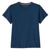  W' S P-6 LOGO RESPONSIBILI-TEE Damen - T-Shirt - WAVY BLUE