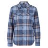  W' S L/S ORGANIC COTTON MW FJORD FLANNEL SHIRT Damen - Outdoor Bluse - COMSTOCK: CURRENT BLUE