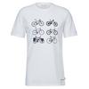 CYCLIST T-SHIRT V Männer - T-Shirt - WHITE