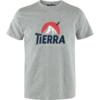 Tierra ORGANIC COTTON EVEREST TEE M Herren T-Shirt GREY MELANGE - GREY MELANGE