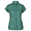 FRILUFTS COCORA SHIRT Damen Outdoor Bluse BURNT OLIVE - MALACHITE GREEN AOP BICOLORED