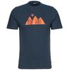  MOUNTAIN SUN MENS TEE Herren - T-Shirt - OMBRE BLUE