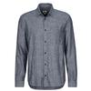 Tentree M HEMP BUTTON FRONT SHIRT Herren Outdoor Hemd DRESS BLUE - DRESS BLUE