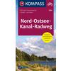 FAHRRAD-TOURENKARTE NORD-OSTSEE-KANAL-RADWEG 1