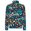 Patagonia M' S LW SYNCH SNAP-T P/O Herren Fleecepullover PUFFERFISH GOLD - FITZ ROY PATCHWORK: BELAY BLUE
