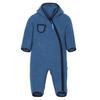 Finkid PUKU WOOL Kinder Overall BEET RED/EGGPLANT - REAL TEAL/NAVY