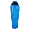Grüezi bag BIOPOD WOLLE KIDS WORLD TRAVELLER Kinder Kinderschlafsack CLARET RED - TRUE BLUE