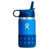 Hydro Flask KIDS WIDE MOUTH STRAW CAP AND BOOT Trinkflasche PEONY - LAKE