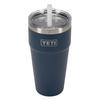 Yeti Coolers RAMBLER STRAW CUP Thermobecher NAVY - NAVY