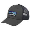 Patagonia P-6 LOGO LOPRO TRUCKER HAT Unisex Cap FORGE GREY - FORGE GREY