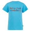 Vaude KIDS LEZZA T-SHIRT Kinder T-Shirt BRIGHT PINK/ARCTIC - CRYSTAL BLUE