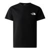The North Face TEEN S/S SIMPLE DOME TEE Kinder T-Shirt TNF BLACK - TNF BLACK