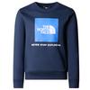 The North Face TEEN REDBOX CREW Kinder Sweatshirt SUMMIT NAVY/SOLAR BLUE - SUMMIT NAVY/SOLAR BLUE
