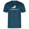 FRILUFTS LAKHIRI PRINTED T-SHIRT Herren T-Shirt CAVIAR SEAGULL CLASSIC - MAJOLICA BLUE SEAGULL SUP