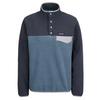Patagonia W' S LW SYNCH SNAP-T P/O Damen Fleecepullover CHANNELING SPRING: NATURAL - UTILITY BLUE