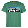 Patagonia K' S P-6 LOGO T-SHIRT Kinder T-Shirt MILLED YELLOW - GATHER GREEN