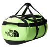 The North Face BASE CAMP DUFFEL M Reisetasche TNF RED-TNF BLACK - SAFETY GREEN/TNF BLACK
