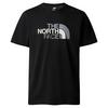 The North Face M S/S EASY TEE Herren T-Shirt IRON RED - TNF BLACK