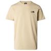 The North Face M S/S SIMPLE DOME TEE Herren T-Shirt IRON RED - GRAVEL