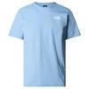 The North Face M S/S REDBOX TEE Herren T-Shirt IRON RED - STEEL BLUE