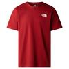 The North Face M S/S REDBOX TEE Herren T-Shirt SMOKED PEARL - IRON RED