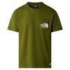 The North Face M BERKELEY CALIFORNIA POCKET S/S TEE Herren T-Shirt UTILITY BROWN - FOREST OLIVE