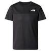 The North Face B S/S NEVER STOP TEE Kinder Funktionsshirt TNF BLACK - TNF BLACK