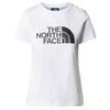 The North Face W S/S EASY TEE Damen T-Shirt BLACK CURRANT PURPLE - TNF WHITE