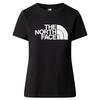 The North Face W S/S EASY TEE Damen T-Shirt BLACK CURRANT PURPLE - TNF BLACK