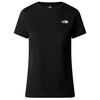 The North Face W S/S SIMPLE DOME TEE Damen T-Shirt TNF WHITE - TNF BLACK