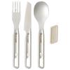 Sea to Summit DETOUR STAINLESS STEEL CUTLERY SET Campingbesteck STAINLESS STEEL GREY - STAINLESS STEEL GREY